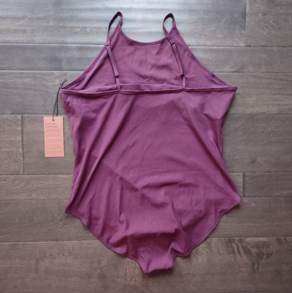 Girlfriend Collective Berry Marlow High Neck Brief Bodysuit NWT - Picture 7 of 11